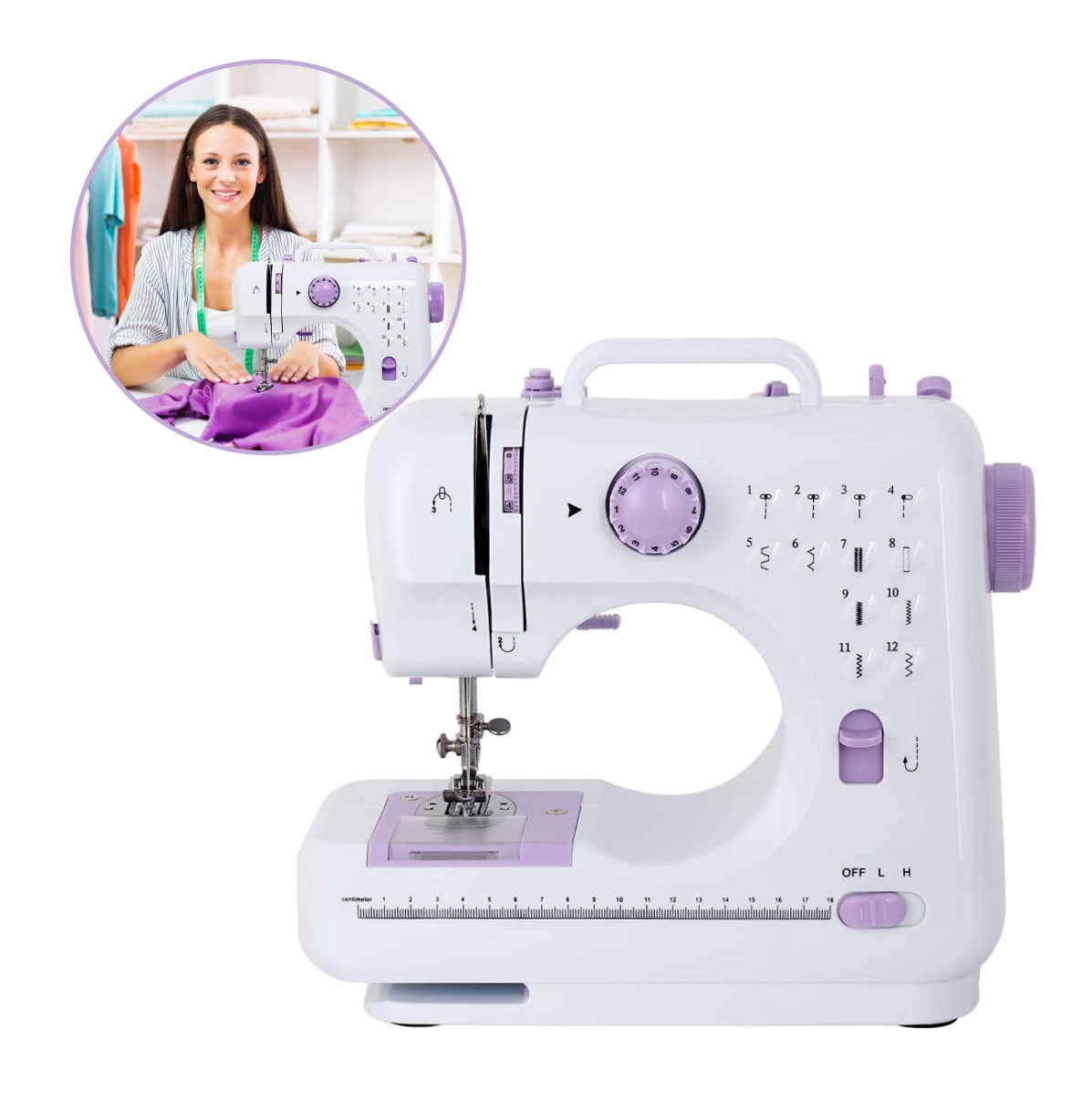 Maquina de Coser Doméstica 12 Puntadas